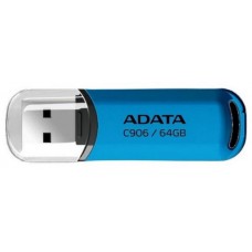 Флеш-пам`ять 64GB "A-Data" C906 USB2.0 water blue