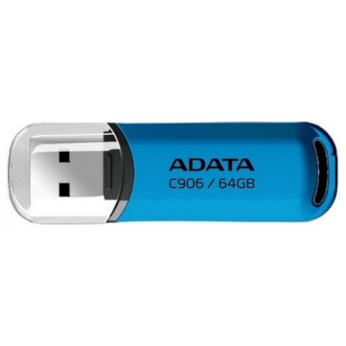 Флеш-пам`ять 64GB "A-Data" C906 USB2.0 water blue