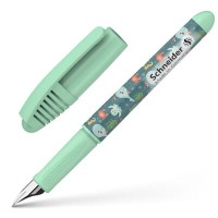 Ручка чорнильна Schneider S168921 Zippi 0,7мм синя,корпус м'ятний(10)