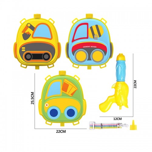 Пістолет водян.з рюкзаком,22х25см №9912(72) КІ