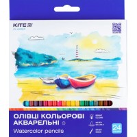 Олівці кольор. аквар. 24 кольор. Kite К-1050 Classic