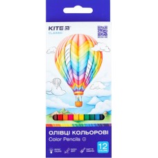 Олівці кольор. 12 кольор. Kite К-051 Classic