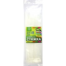 Кабельна стяжка 5х300 біл. №S 9014