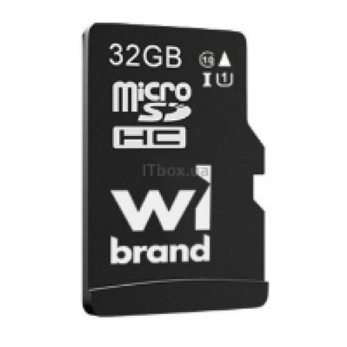 Карта пам`яті 32Gb Micro-SDHC(UHS-1) Wibrand class10