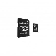 Карта пам`яті 8Gb Micro-SDHC Wibrand class4 (adapter SD)