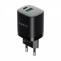 Зарядний пристрій Havit HV-UC30 2USB 30W black