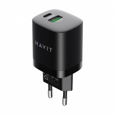 Зарядний пристрій Havit №HV-UC30 2USB 30W black