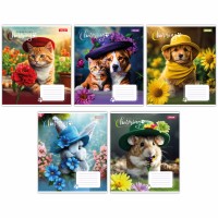 Зошит 18арк. кліт. 1В Charming companions 767236(25)(400)