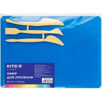 Дошка для ліплення "Kite" Classic 180х250мм + 3 стеки, синя №K-1140-02