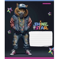 Зошит 18арк. кліт. Школярик Dance star УФ-лак 018-3276K(25)(250)