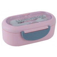 Ланч бокс пласт. "Kite" 1000мл з розділювачем,рожевий №K23-185-3(24)(48)