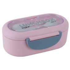 Ланч бокс пласт. "Kite" 1000мл з розділювачем,рожевий №K23-185-3(24)(48)