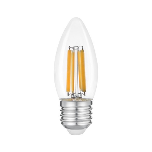 Лампа "Etron Filament Power" прозоре скло LED 1-EFP-1122  C37 12Вт 4200K Е27(10)