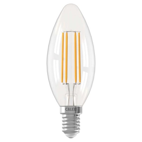 Лампа "Etron Filament Power" прозоре скло LED 1-EFP-1123  C37 12Вт 3000K Е14(10)