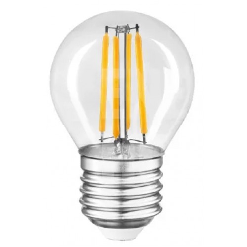 Лампа "Etron Filament Power" прозоре скло LED 1-EFP-1145  G45 12Вт 3000K Е27(10)