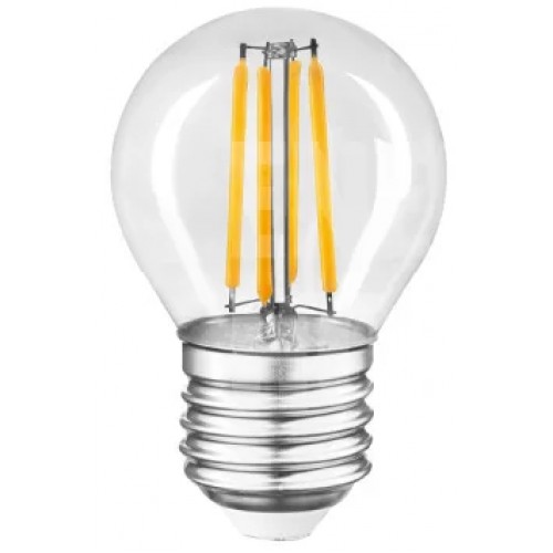 Лампа "Etron Filament Power" прозоре скло LED 1-EFP-1146  G45 12Вт 4200K Е27(10)