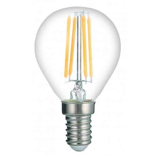 Лампа Etron Filament Power прозоре скло LED 1-EFP-1147  G45 12Вт 3000K Е14(10)