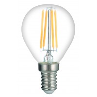 Лампа "Etron Filament Power" прозоре скло LED 1-EFP-1148  G45 12Вт 4200K Е14(10)