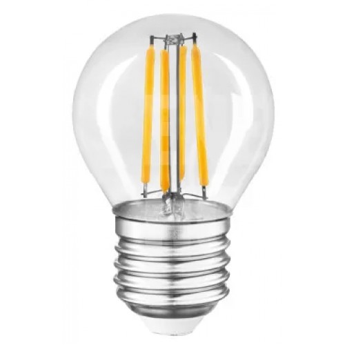 Лампа Etron Filament Power прозоре скло LED 1-EFP-195  G45 4Вт 3000K Е27(10)