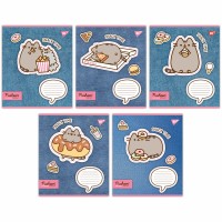 Зошит 12арк. кліт. YES Pusheen. Snack time №767197(25)