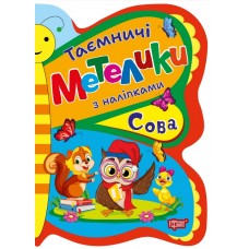 Книжка A4 "Таємничі метелики Сова" №2926/Видавництво Торсінг/