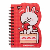 Блокнот пруж. B7 60арк. кліт. "Line Friends. Cony" №151807/Yes/