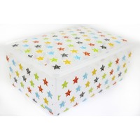 Коробка-бокс пласт. "Qutu Light Box" Colored Stars з кришкою 25л №55451