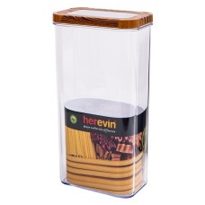 Контейнер для харч. прод. пласт. Herevin Wood Transparent Lid 2500мл 161209-003