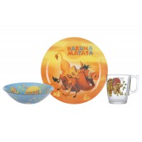 Сервіз дитячий 3предм. "Luminarc Disney Lion King" №P9345(6)