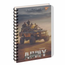 Зошит пруж. A4 144арк. пласт. обкл. Army Ukraine 681944/Yes/(3)(33)