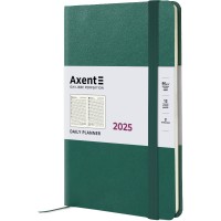 Щоден. A5 "Axent" дат2025 Partner Strong зелений ліс №8819-25-61