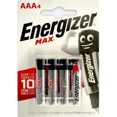 Батарейки Energizer Max LR-03/блістер 4шт