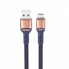 Кабель USB > Type-C Havit HV-CB6217 3A 1м blue