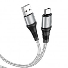 Кабель USB > microUSB HOCO X50 1м grey