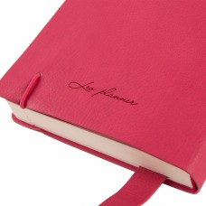 Щоден. B6 Leo Planner дат2025 176арк. Monaco м'яка обкл., рожевий 252506