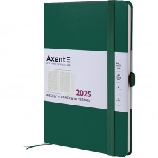 Щотижн. A5 "Axent" дат2025 Prime Strong зелений ліс №8507-25-61-A(20)