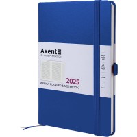 Щотижн. A5 "Axent" дат2025 Prime Strong класичний синій №8507-25-38-A(20)