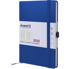 Щотижн. A5 "Axent" дат2025 Prime Strong класичний синій №8507-25-38-A(20)