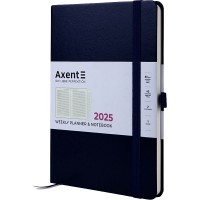 Щотижн. A5 "Axent" дат2025 Prime Strong синій №8507-25-02-A(20)