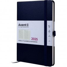 Щотижн. A5 "Axent" дат2025 Prime Strong синій №8507-25-02-A(20)