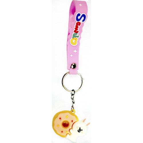 Брелок "Печиво з ведмедиком" зі стрічкою,мікс №3176(12)