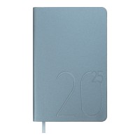 Щоден. А6 Buromax дат2025 Steel блакитний BM2517-14(20)