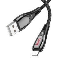 Кабель USB > lihgtning HOCO U133 2.4A 1м black