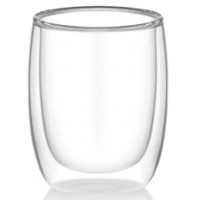 Набір чашок скло (2шт) 350мл Ardesto з подвійними стінками AR2635B