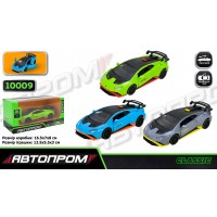 Машина метал. "Автопром" Lamborghini Huracon STO,відчин. двері,в кор-ці 16,5х7х8см КІ