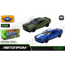 Машина метал. "Автопром" Dodge Challenger SRT Jalibreak,1:44,відчин. двері,в кор-ці КІ