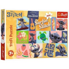 Пазли Trefl 200ел. Disney Stitch The Movie Пригоди на Гаваях №13331(12)