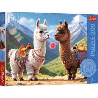 Пазли Trefl 200ел. KAZSTUDIO SA Кольорові лами №13356(12)