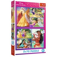Пазли Trefl 2x70ел. Princess Казкові дні №34440