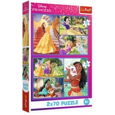 Пазли Trefl 2x70ел. Princess Казкові дні №34440